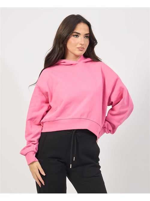 Sweat-shirt court femme ? c?tes DISCLAIMER | 24IDS54658ROSA BUBBLE-ST.ROSA BUBBLE